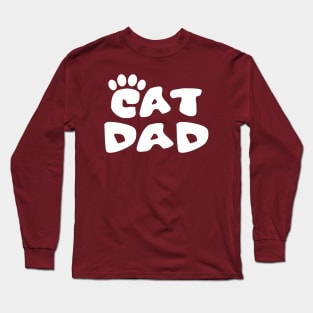 Cat Dad Logo Long Sleeve T-Shirt
